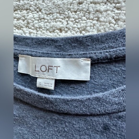 Loft slub knit top size small - Picture 3 of 5